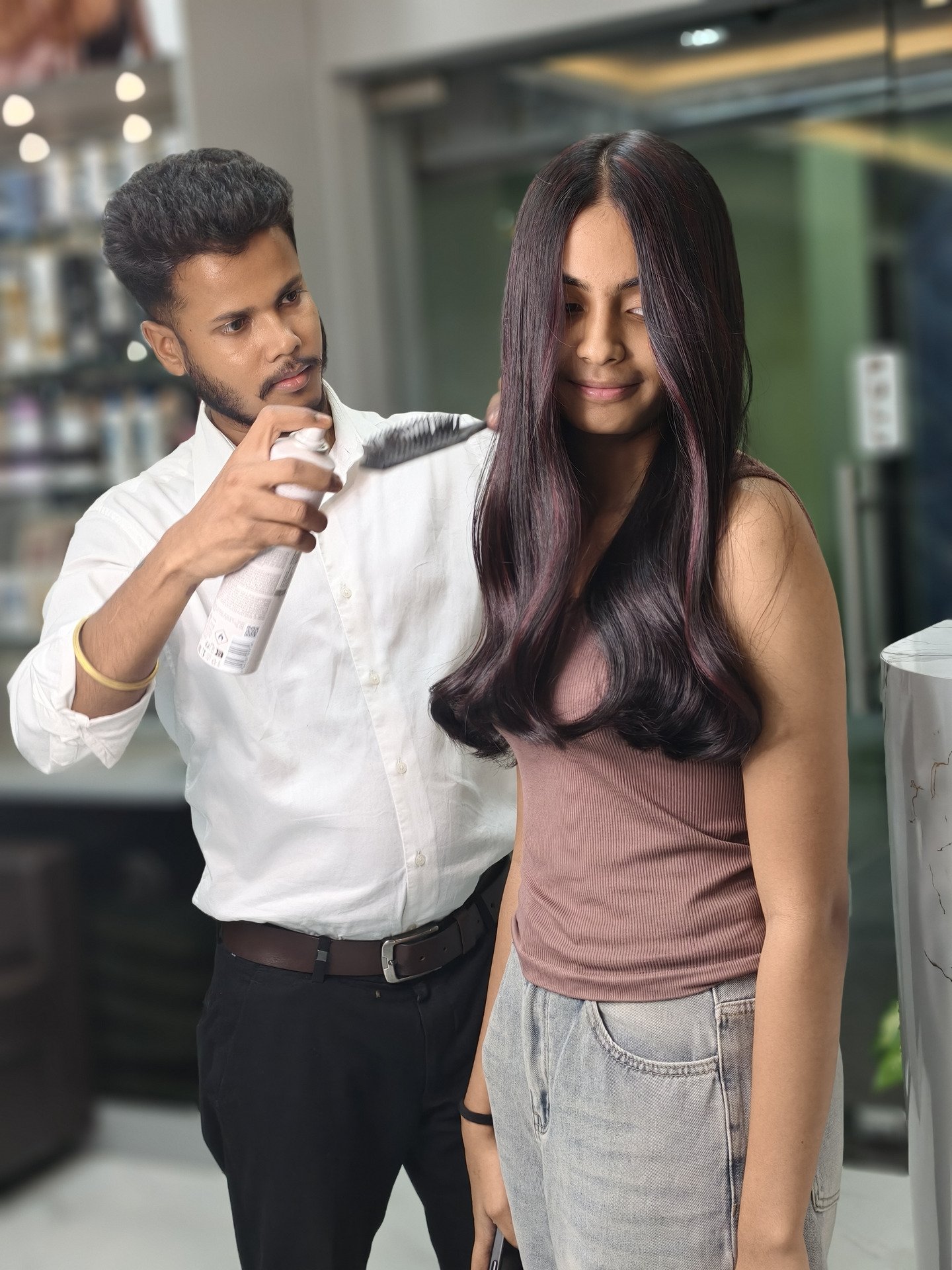 Salon work at NVN Unisex Salon