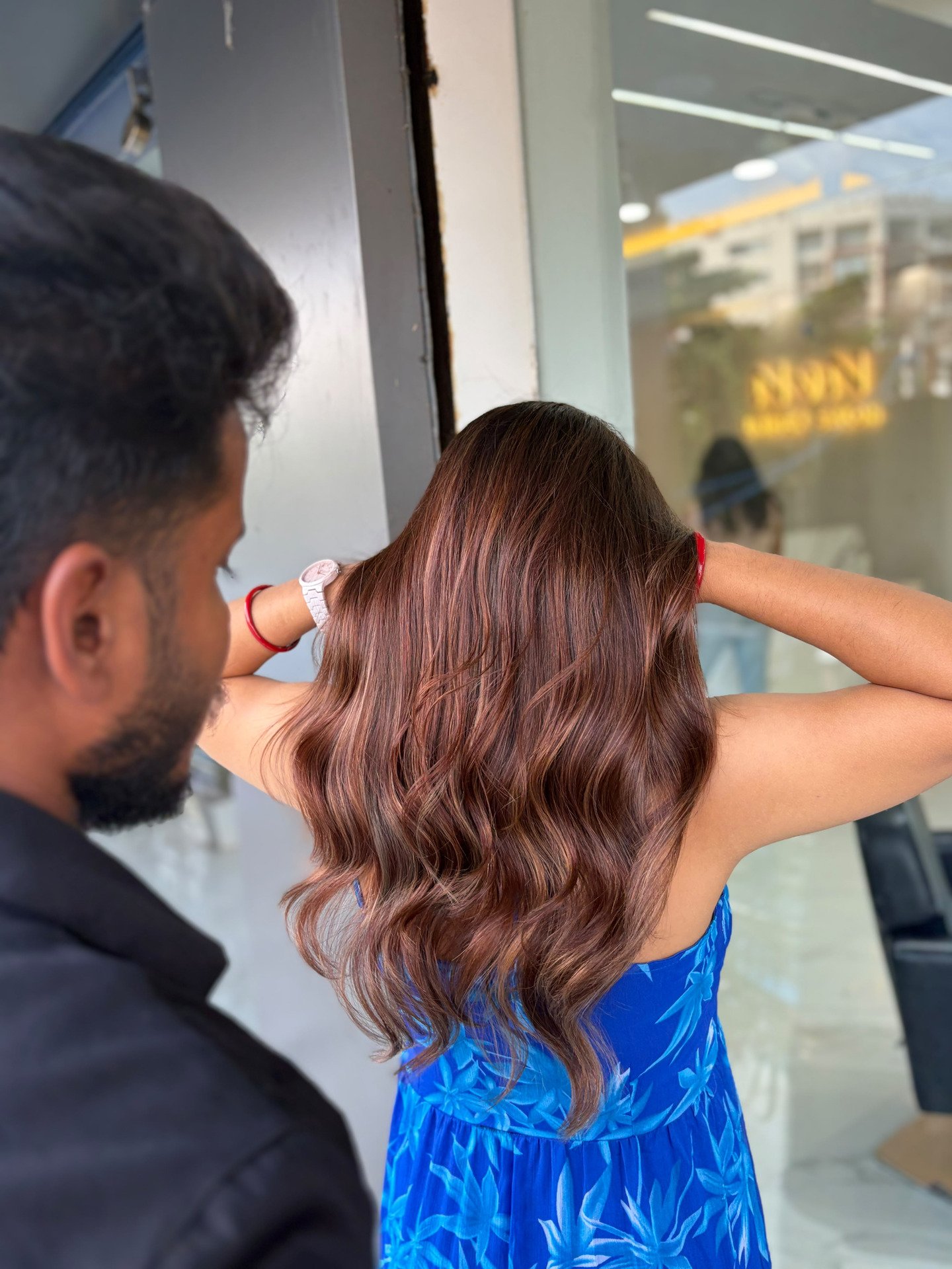 Salon work at NVN Unisex Salon