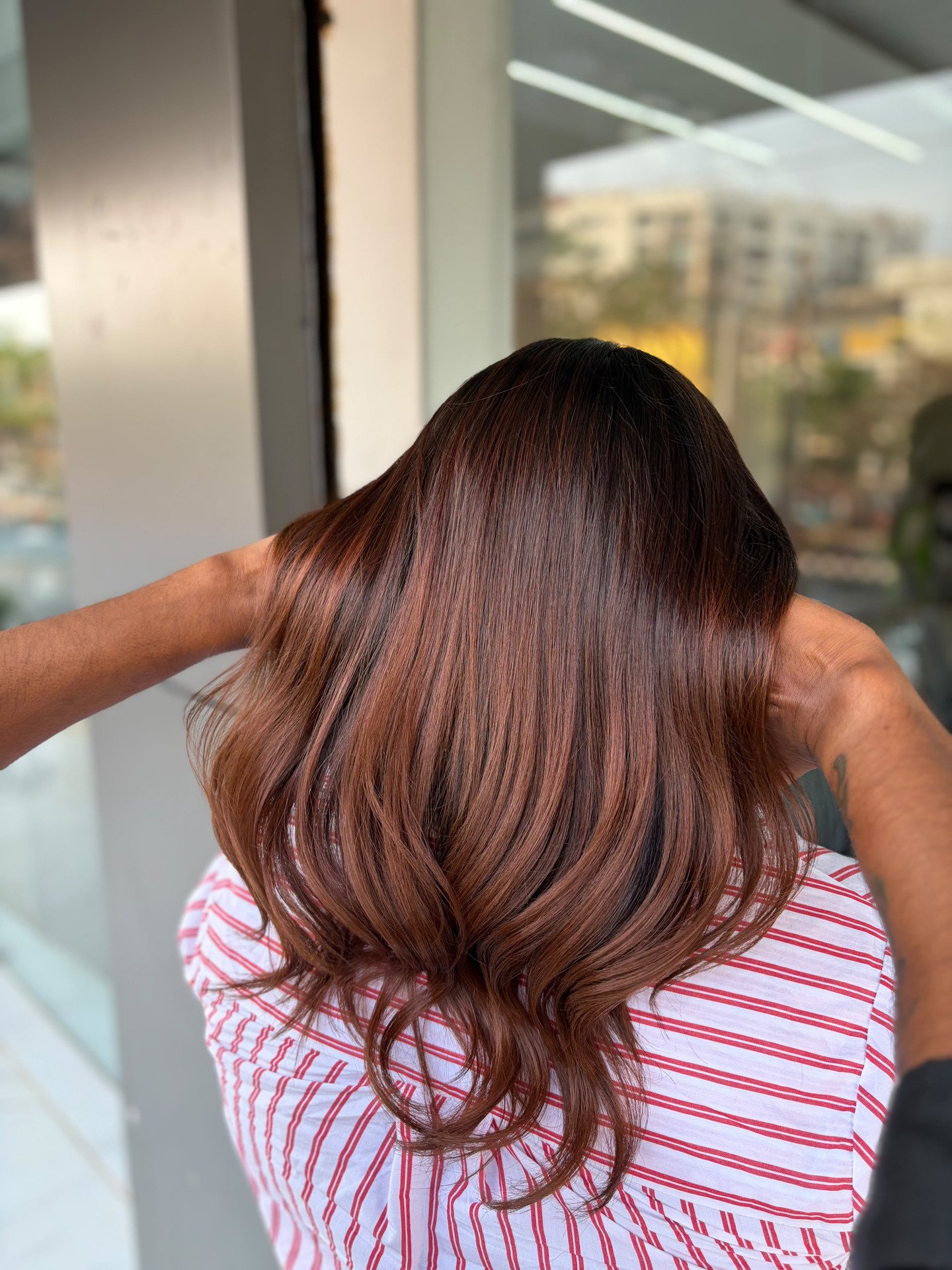 Salon work at NVN Unisex Salon